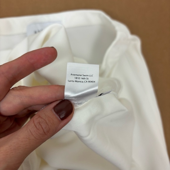 ANEMOS Bias Cut Maxi Skirt in White Size M - Picture 9 of 11